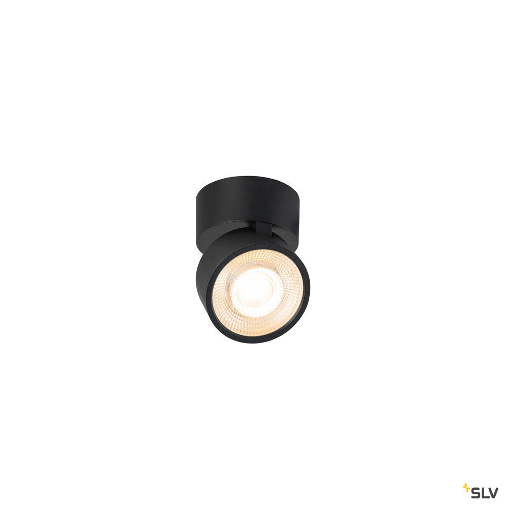 SLV KALU 2.0, Wall and ceiling-mounted light, PHASE, 2700 K, 10W, 36°, black 1010258