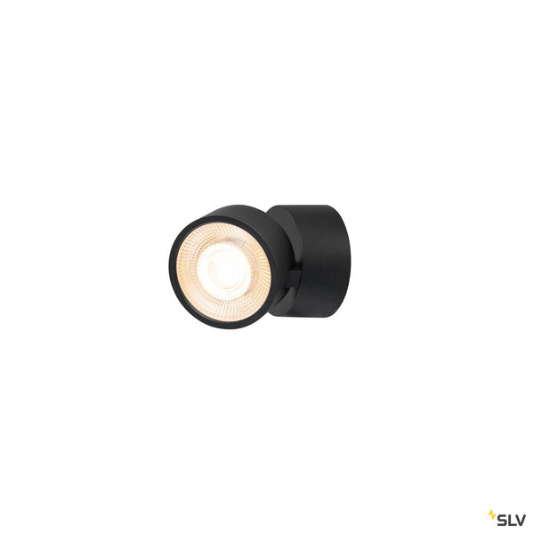 SLV KALU 2.0, Wall and ceiling-mounted light, PHASE, 2700 K, 10W, 36°, black 1010258