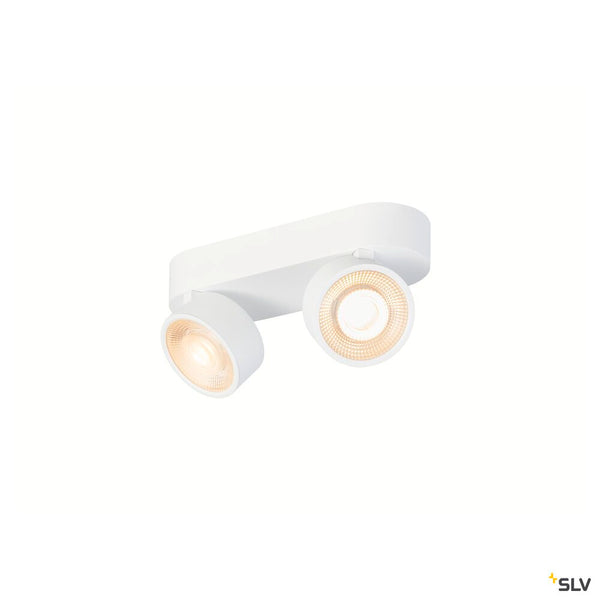 SLV KALU 2.0, surface-mounted wall and ceiling light, PHASE, 2700 K, 19W, 36°, white 1010266