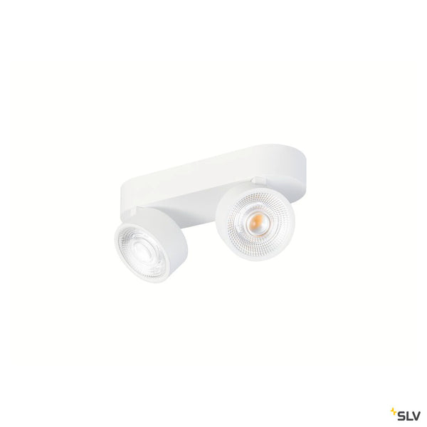 SLV KALU 2.0, surface-mounted wall and ceiling light, PHASE, 2700 K, 19W, 36°, white 1010266