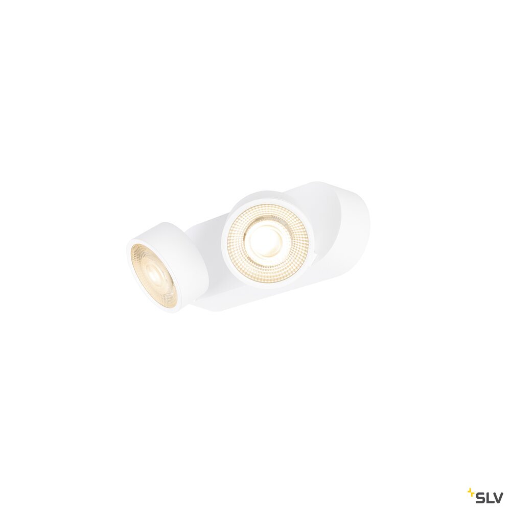 SLV KALU 2.0, surface-mounted wall and ceiling light, PHASE, 2700 K, 19W, 36°, white 1010266