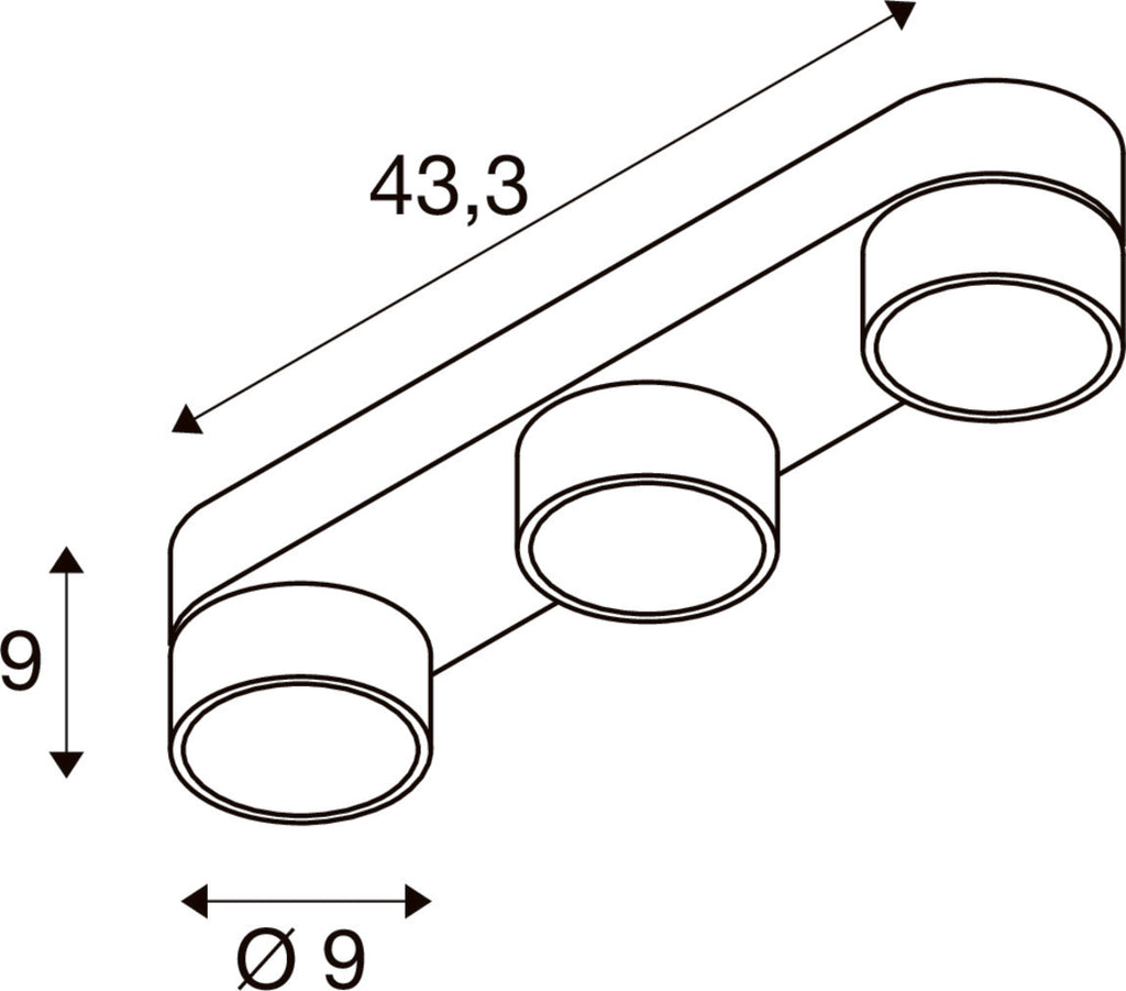 SLV KALU 2.0, Wall and ceiling-mounted light, PHASE, 3000 K, 28W, 36°, white 1010275