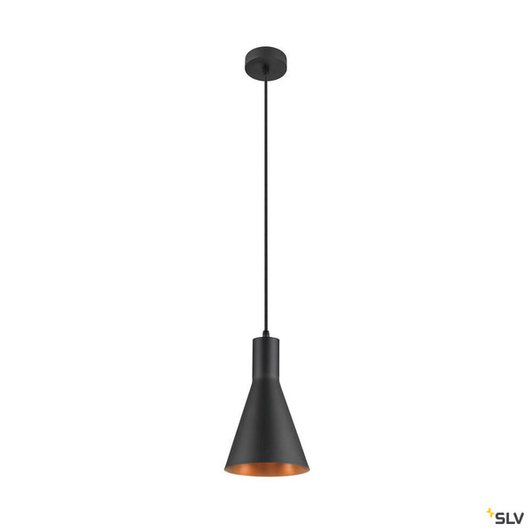 SLV LALU®, pendant light, E27 base, Mix&Match, pendant length 200 cm, 1 x max. 10W, black 1010285