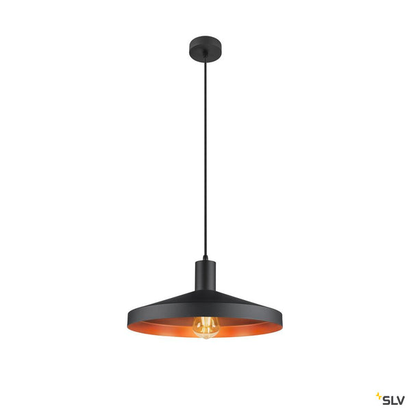 SLV LALU® TETRA 36, Lampshade, E27 Base, Mix&Match, H: 8.9 cm, black / bronze 1010090