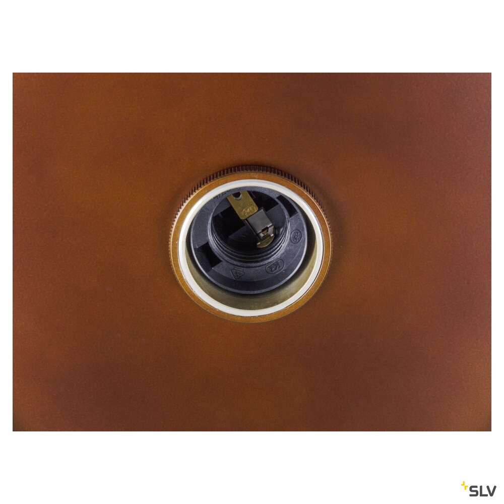SLV LALU® PLATE 33, Lampshade, E27 Base, Mix&Match, H: 1.5 cm, black / bronze 1010096
