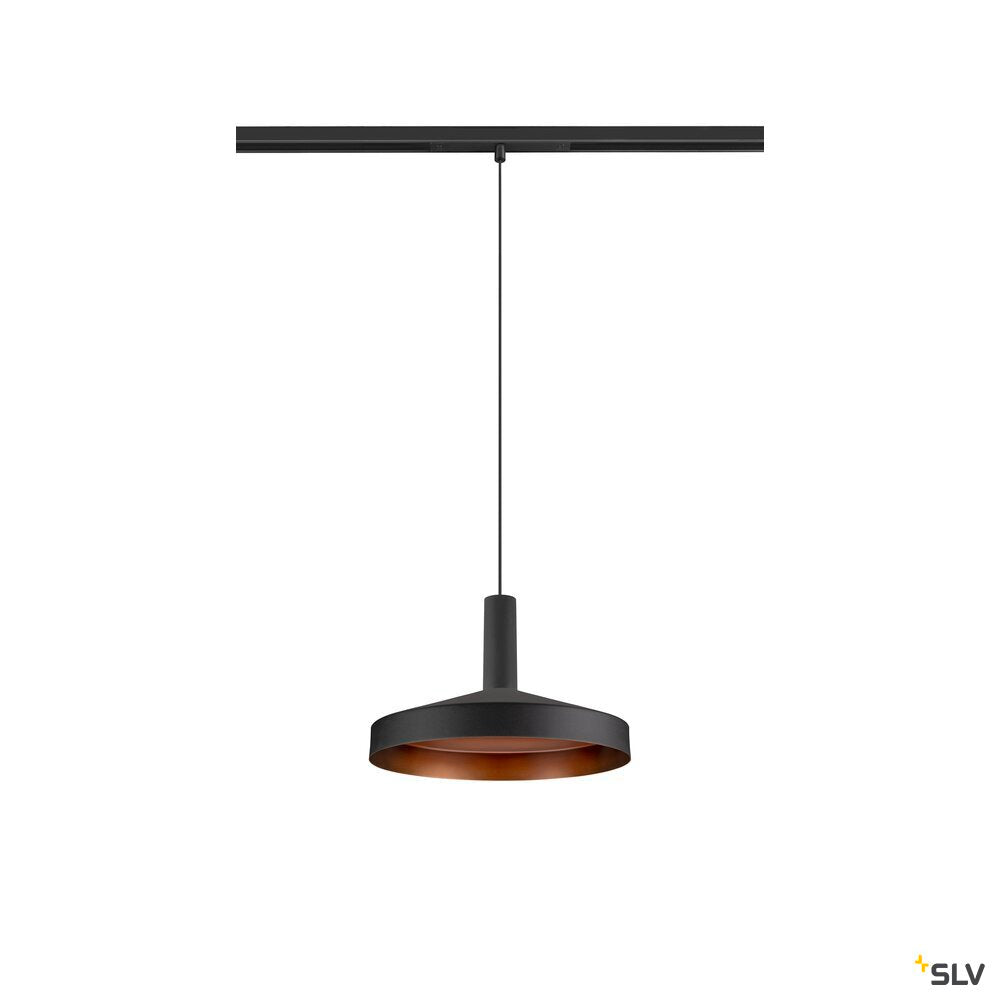 SLV LALU®, 48V pendant light, DALI, LED base, Mix&Match, pendant length 200 cm, 2700/3000K, 40°, black 1010289