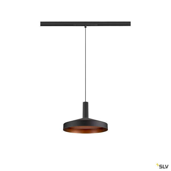 SLV LALU®, 48V pendant light, DALI, LED base, Mix&Match, pendant length 200 cm, 2700/3000K, 40°, black 1010289