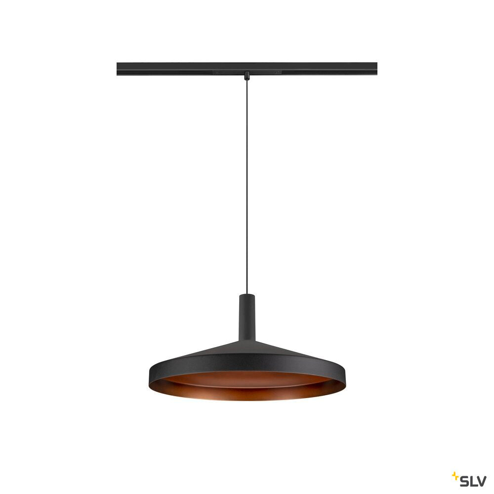 SLV LALU®, 48V pendant light, DALI, LED base, Mix&Match, pendant length 200 cm, 2700/3000K, 40°, black 1010289