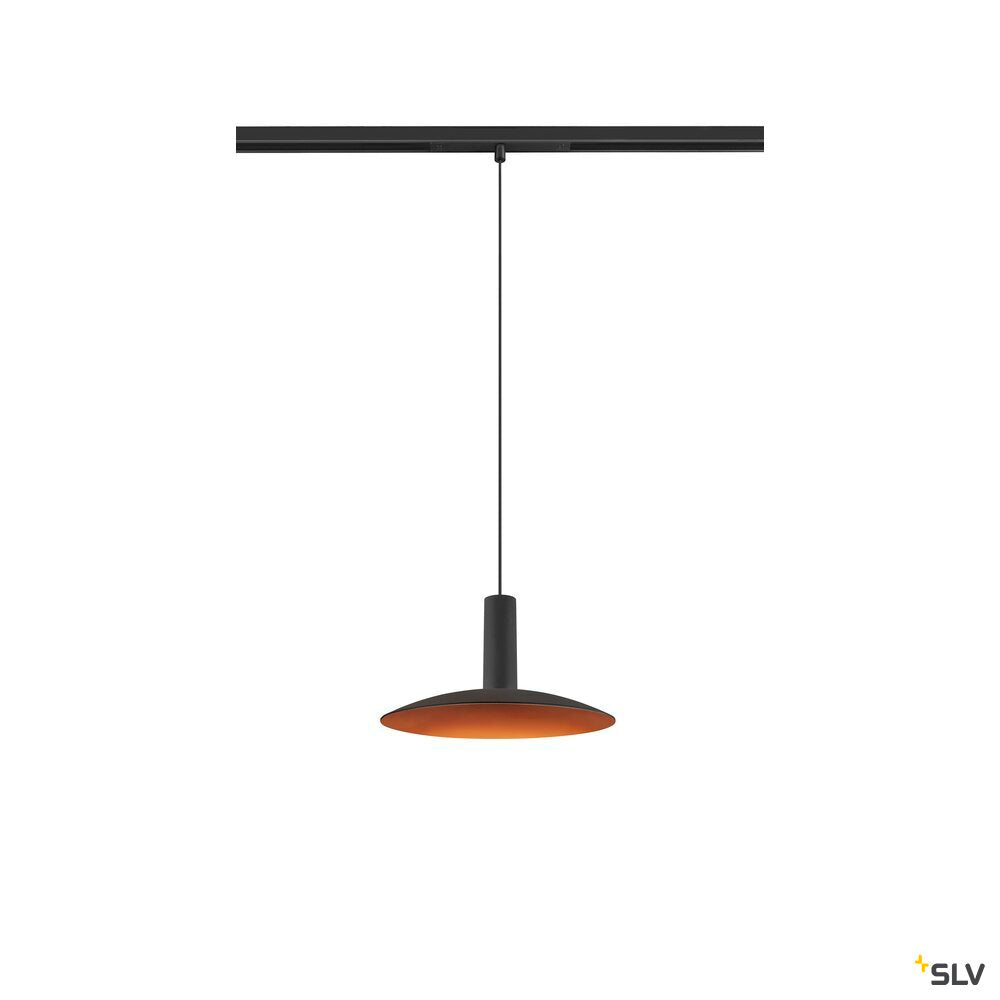 SLV LALU®, 48V pendant light, DALI, LED base, Mix&Match, pendant length 200 cm, 2700/3000K, 40°, black 1010289