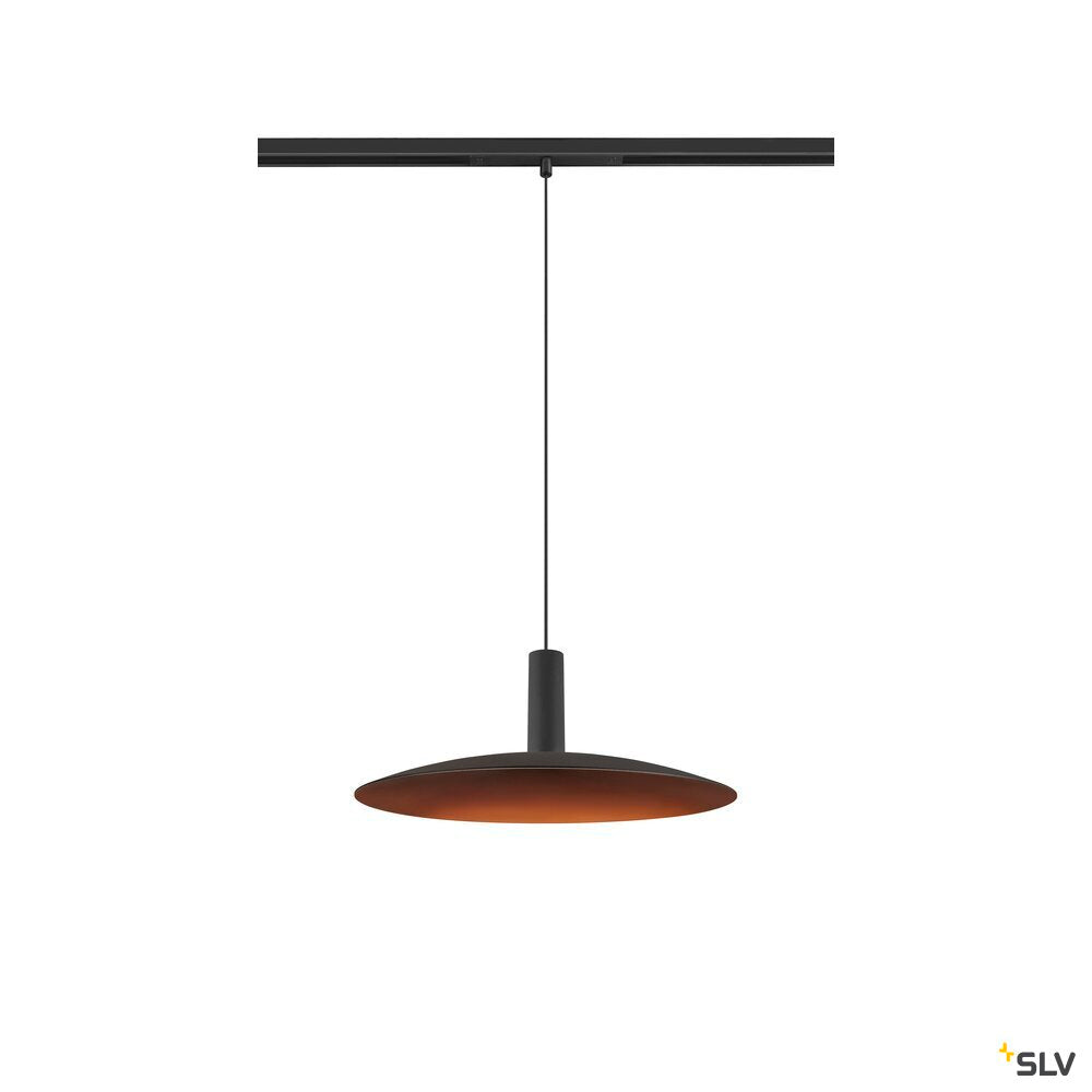 SLV LALU®, 48V pendant light, DALI, LED base, Mix&Match, pendant length 200 cm, 2700/3000K, 40°, black 1010289