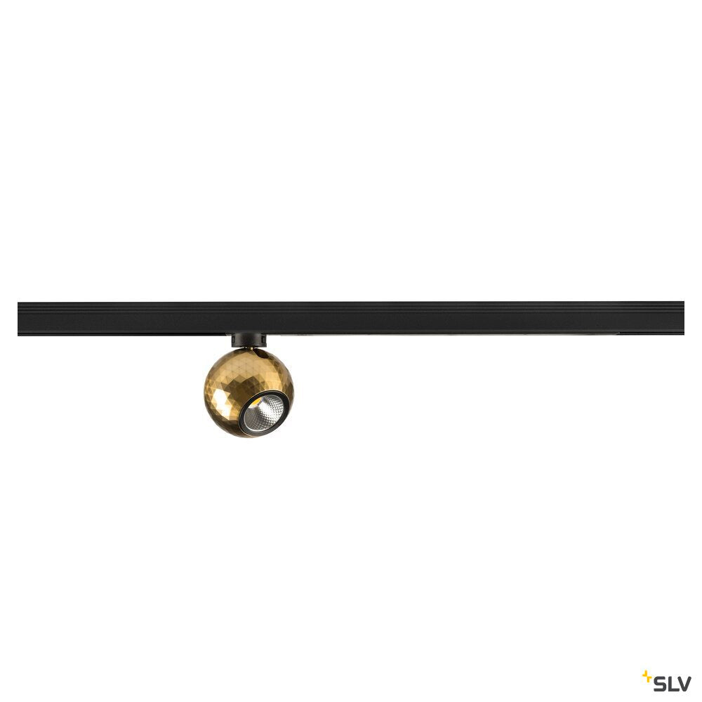 SLV DYSKO, 1~ spot, PHASE, 2700K, 6.7W, 36°, black / gold 1010318