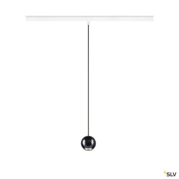 SLV DYSKO, 48V Pendant light, DALI, pendant length 200 cm, 2700K, 36°, DALI, white / black 1010337