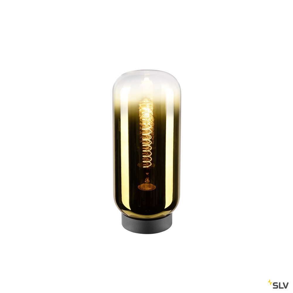 SLV PANTILO SLIM, table lamp, cylindrical, 1 x max. 15W E27, gold 1010347