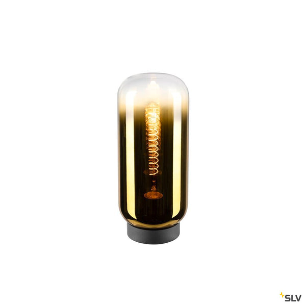 SLV PANTILO SLIM, table lamp, cylindrical, 1 x max. 15W E27, gold 1010347