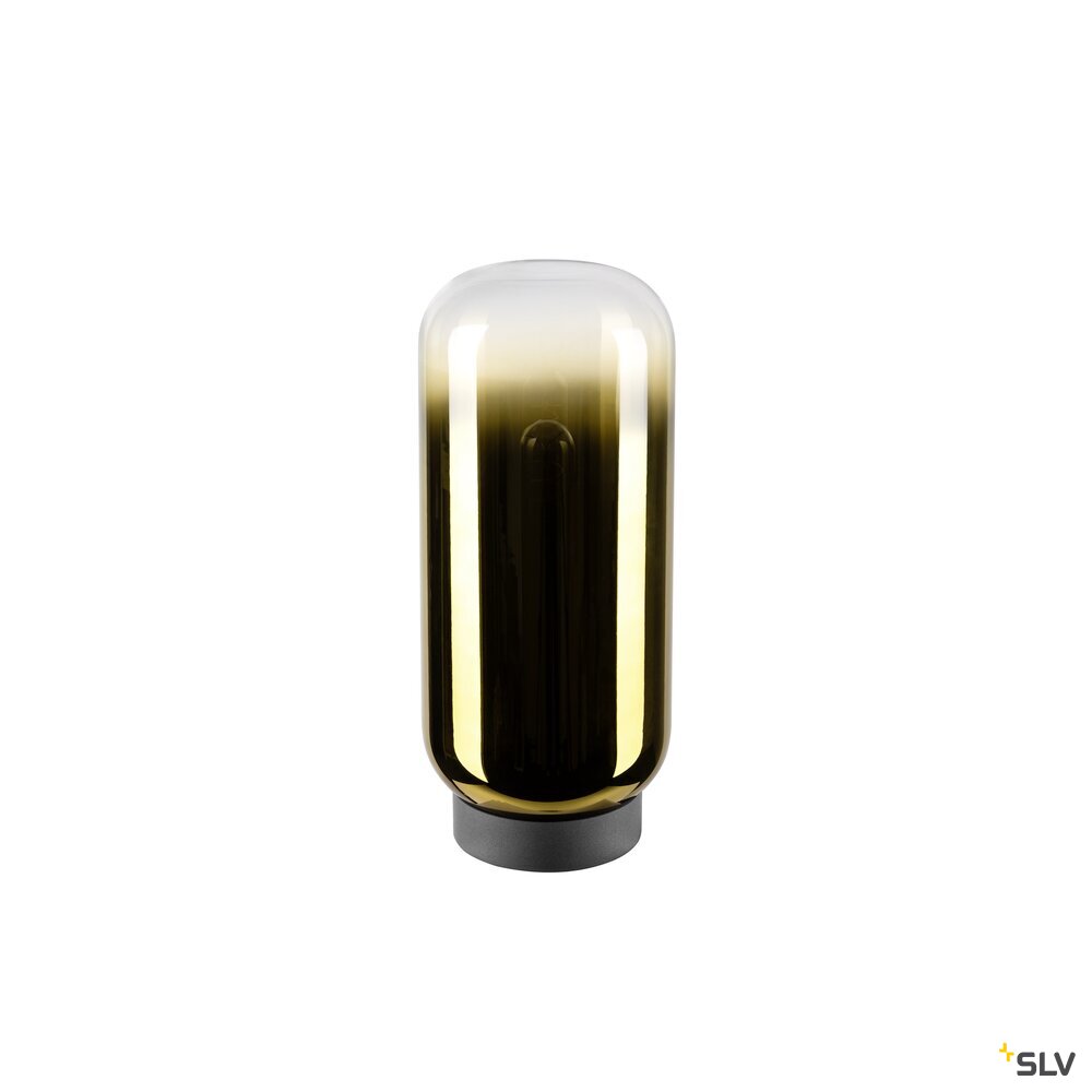 SLV PANTILO SLIM, table lamp, cylindrical, 1 x max. 15W E27, gold 1010347