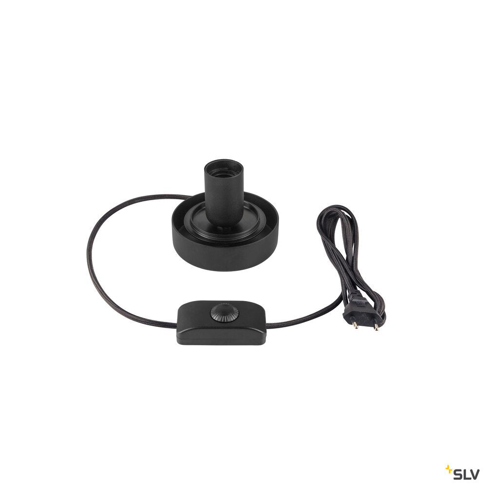 SLV PANTILO, table lamp, cylindrical, 1 x max. 15W E27, chrome 1010349