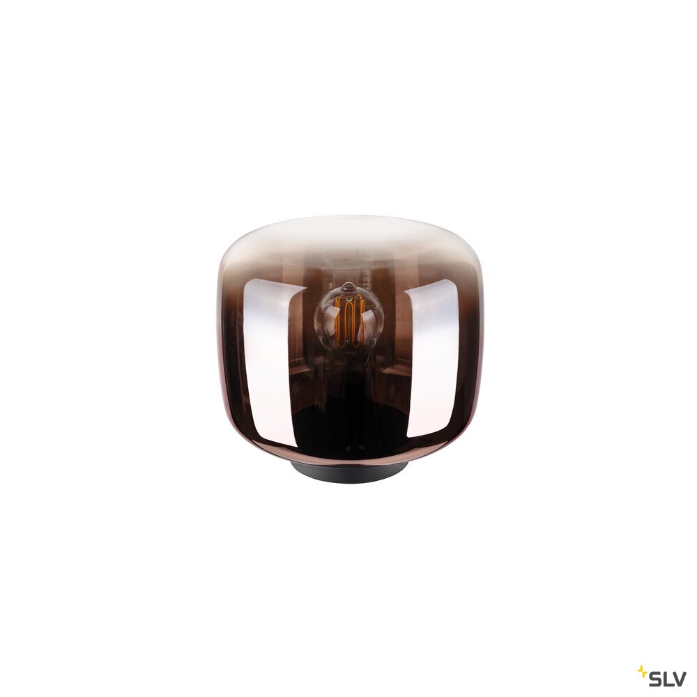 SLV PANTILO, table lamp, cylindrical, 1 x max. 15W E27, copper 1010350