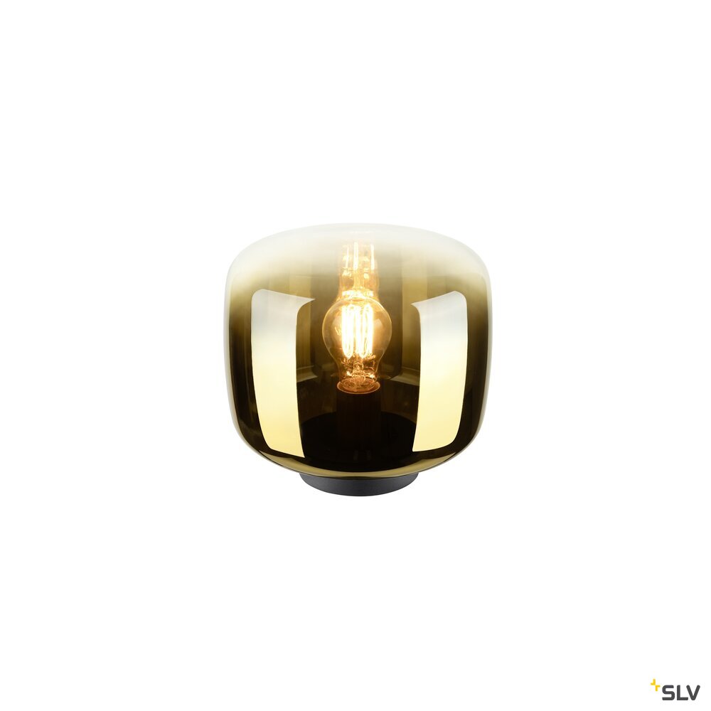 SLV PANTILO, table lamp, cylindrical, 1 x max. 15W E27, gold 1010351