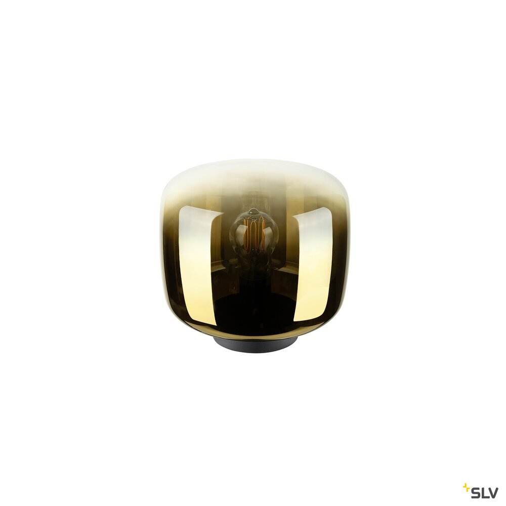 SLV PANTILO, table lamp, cylindrical, 1 x max. 15W E27, gold 1010351