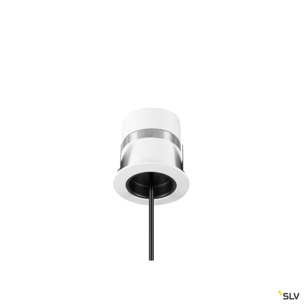 SLV DYSKO, Pendant light, PHASE, pendant length 200 cm, 2700K, 36°, white / black 1010360