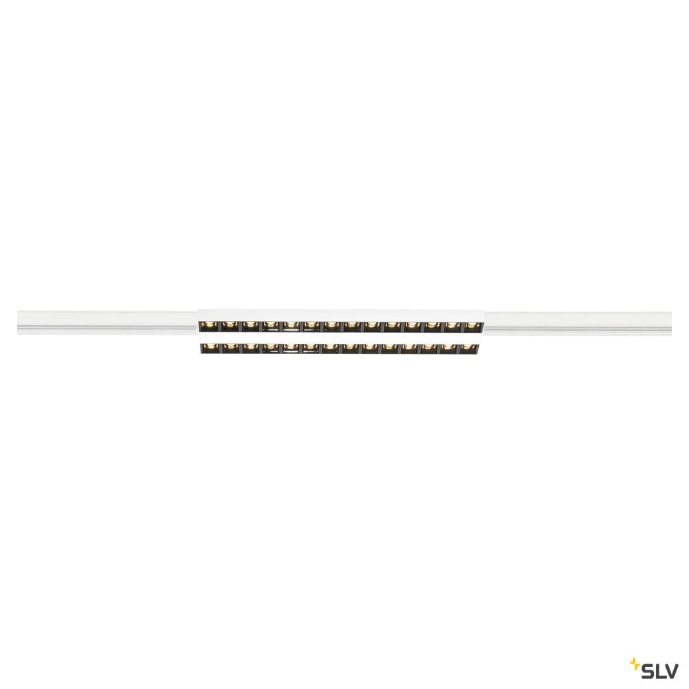 SLV SIGHT EVO, 3~ spot, DALI, double, rectangular, 3000K, 25W, 60°, white / black 1010385