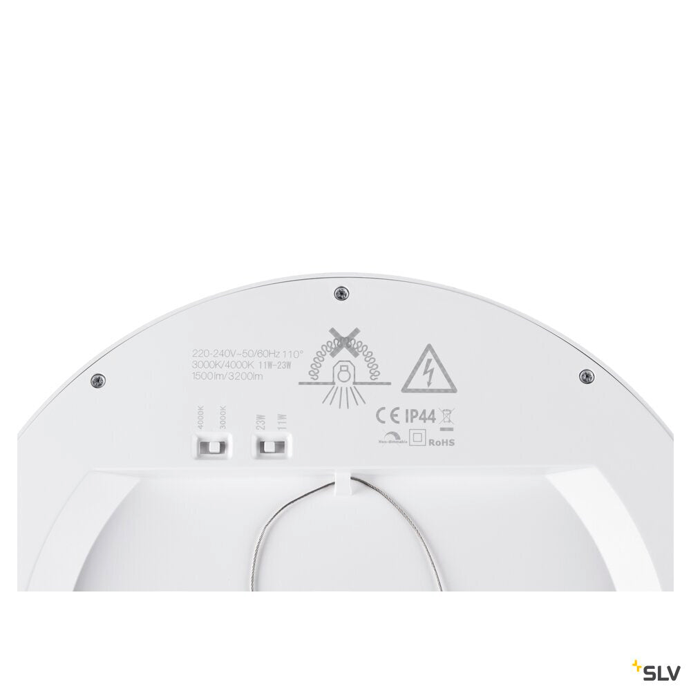 SLV DOWNLIGHT VARIO 290 28 830/840 WH ML 1010398