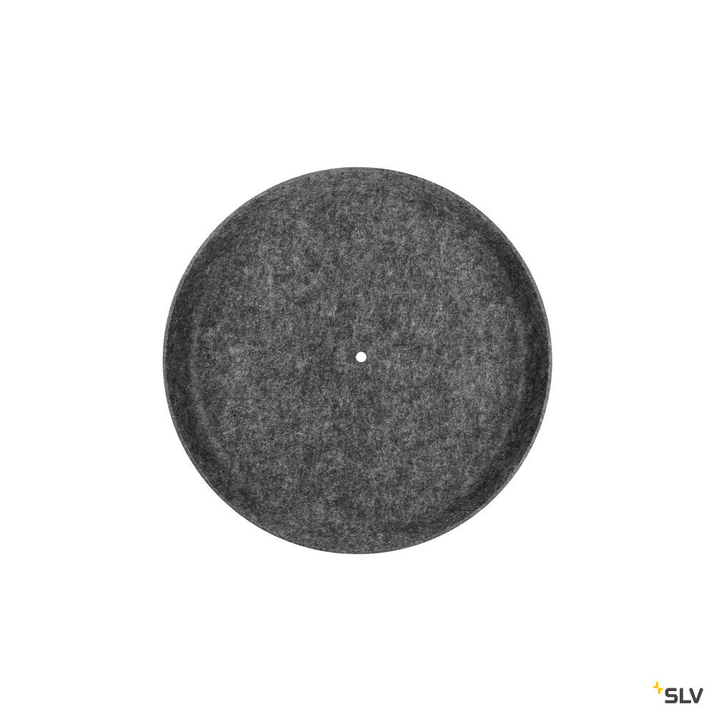 SLV GRIP! FLAT, Felt shade Ø50cm x 6.2cm, anthracite 1010403