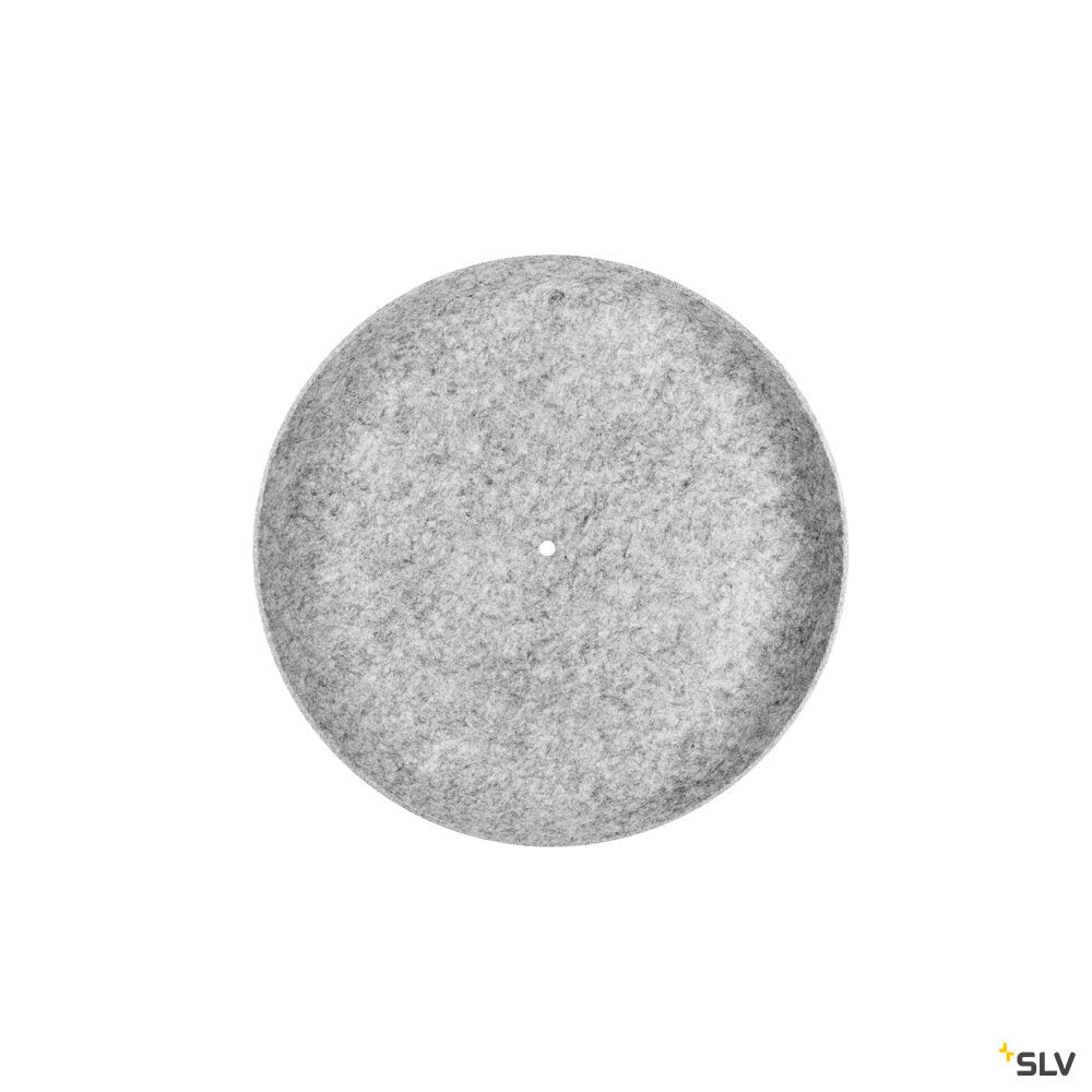 SLV GRIP! FLAT, Felt shade Ø50cm x 6.2cm, grey 1010404