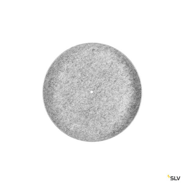 SLV GRIP! FLAT, Felt shade Ø50cm x 6.2cm, grey 1010404