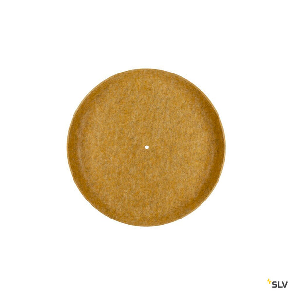 SLV GRIP! FLAT, Felt shade Ø50cm x 6.2cm, ochre 1010405