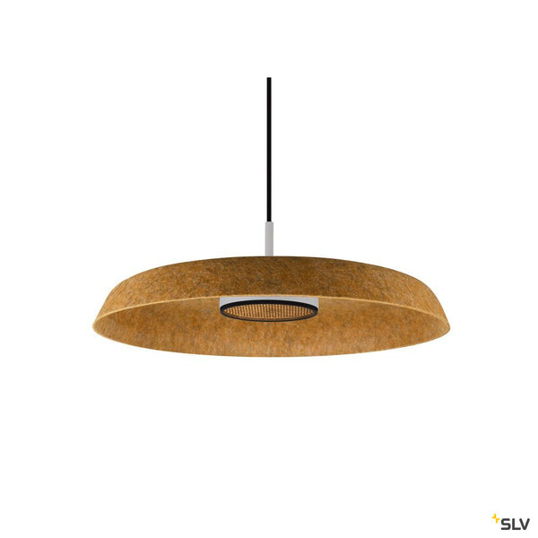 SLV GRIP! FLAT, Felt shade Ø50cm x 6.2cm, ochre 1010405