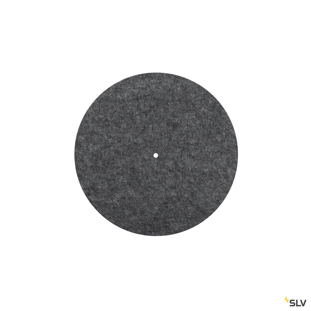 SLV GRIP! FLAT, Felt shade Ø50cm x 0.6cm, anthracite 1010406
