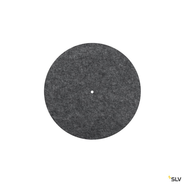 SLV GRIP! FLAT, Felt shade Ø50cm x 0.6cm, anthracite 1010406