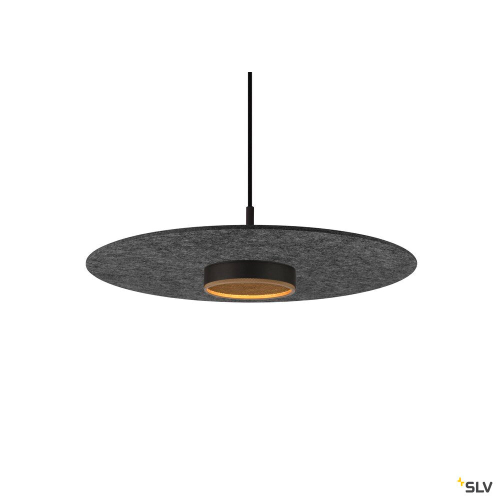 SLV GRIP! FLAT, Felt shade Ø50cm x 0.6cm, anthracite 1010406