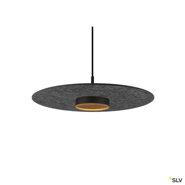 SLV GRIP! FLAT, Felt shade Ø50cm x 0.6cm, anthracite 1010406