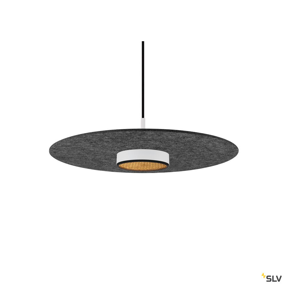 SLV GRIP! FLAT, Felt shade Ø50cm x 0.6cm, anthracite 1010406