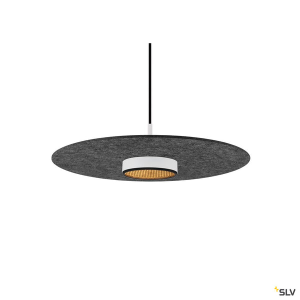 SLV GRIP! FLAT, Felt shade Ø50cm x 0.6cm, anthracite 1010406