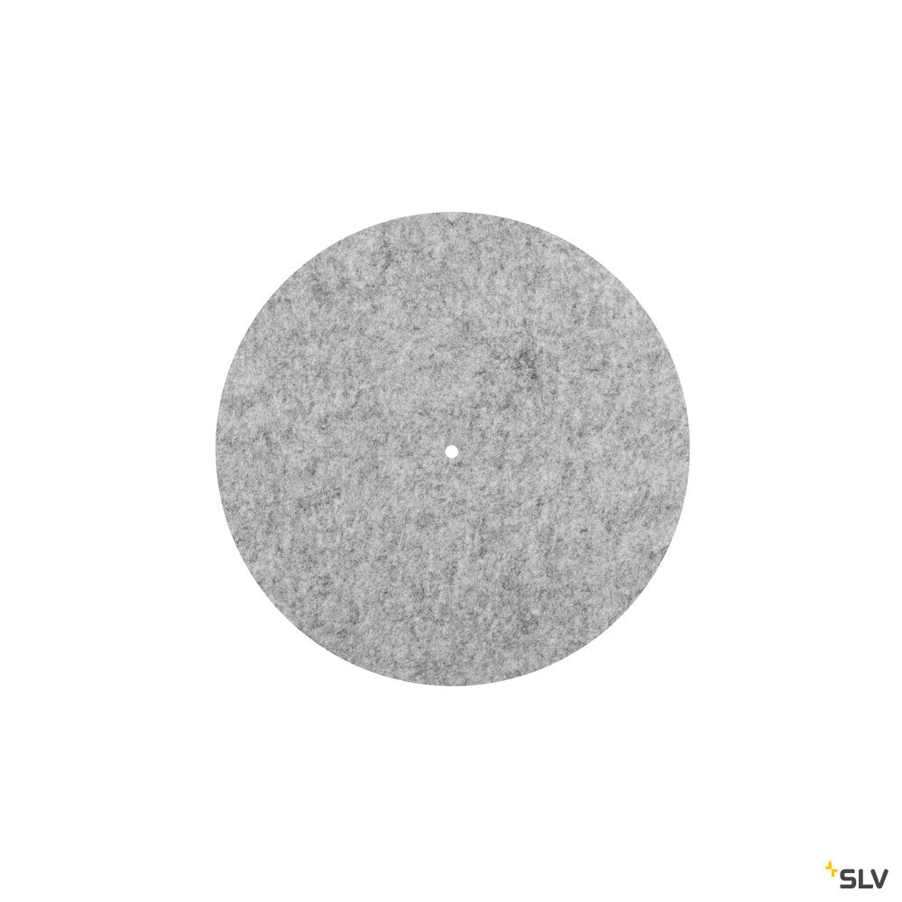 SLV GRIP! FLAT, Felt shade Ø50cm x 0.6cm, grey 1010407