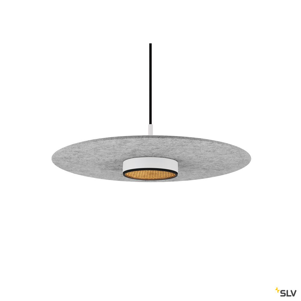 SLV GRIP! FLAT, Felt shade Ø50cm x 0.6cm, grey 1010407