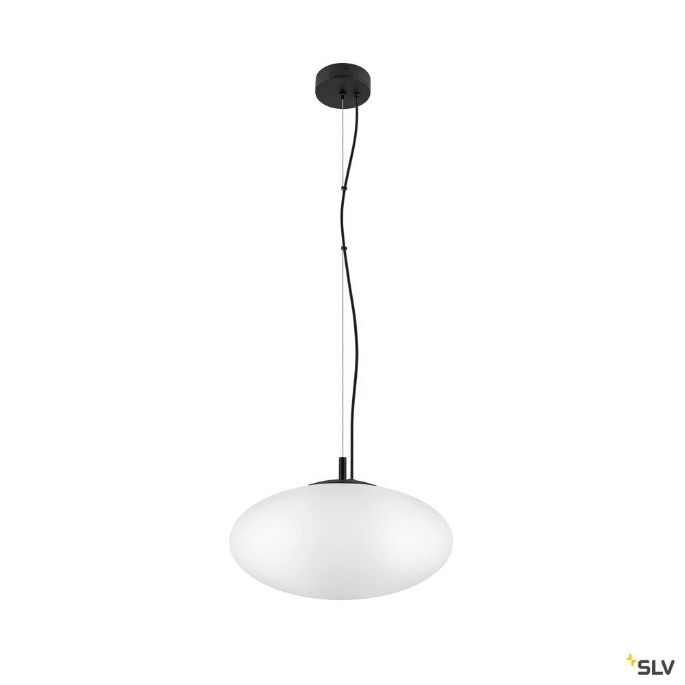 SLV OLYPSO 40, Pendant light, E27, Pendant length 400 cm, 1 x max. 40W, black 1010413