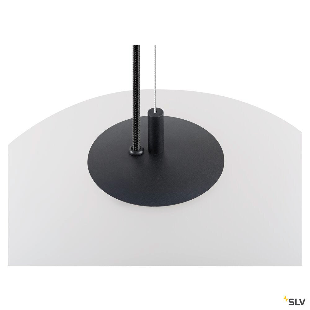 SLV OLYPSO 40, Pendant light, E27, Pendant length 400 cm, 1 x max. 40W, black 1010413