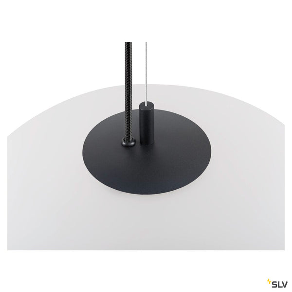 SLV OLYPSO 40, Pendant light, E27, Pendant length 400 cm, 1 x max. 40W, black 1010413