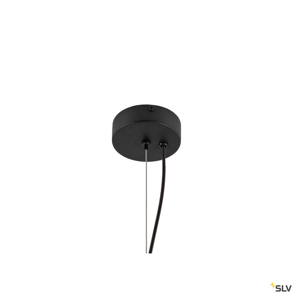 SLV OLYPSO 40, Pendant light, E27, Pendant length 400 cm, 1 x max. 40W, black 1010413