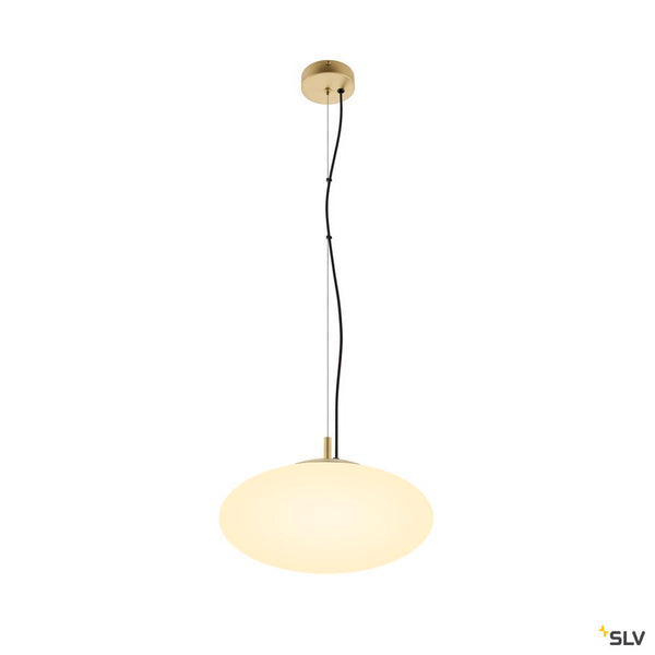 SLV OLYPSO 40, Pendant light, E27, Pendant length 400 cm, 1 x max. 40W, gold 1010414