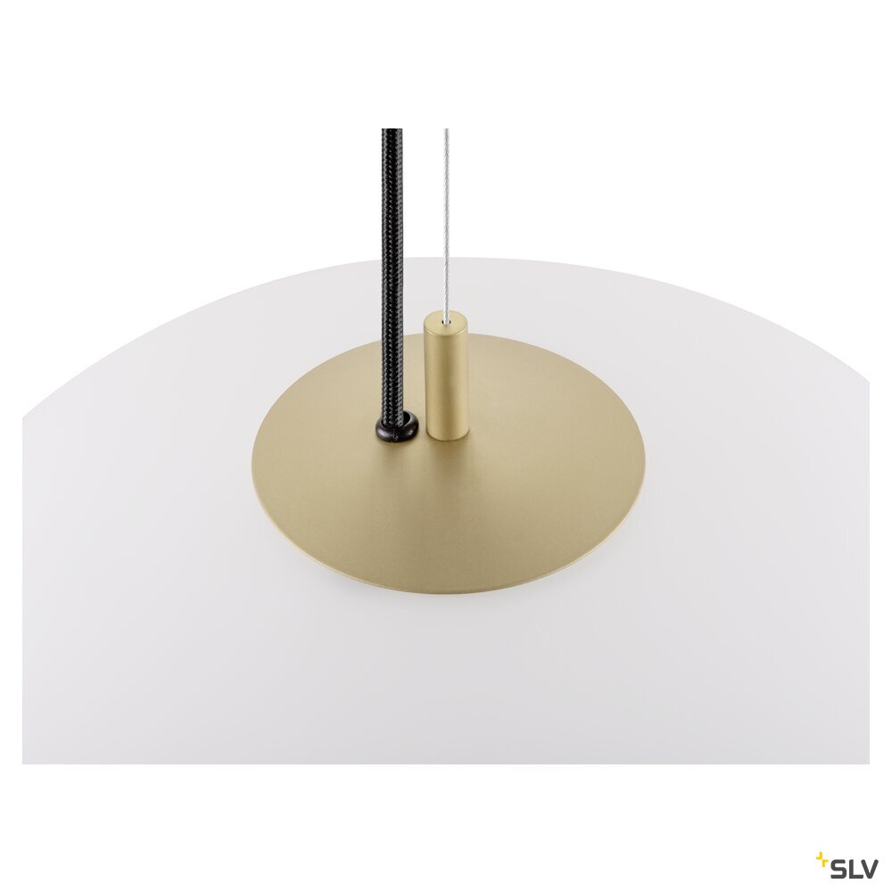 SLV OLYPSO 40, Pendant light, E27, Pendant length 400 cm, 1 x max. 40W, gold 1010414