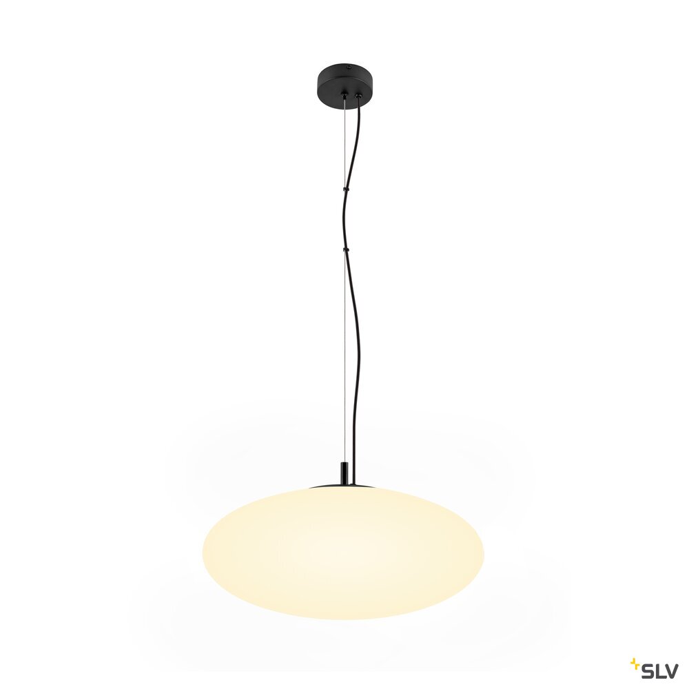 SLV OLYPSO 50, Pendant light, E27, Pendant length 400 cm, 1 x max. 40W, black 1010415
