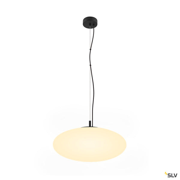 SLV OLYPSO 50, Pendant light, E27, Pendant length 400 cm, 1 x max. 40W, black 1010415