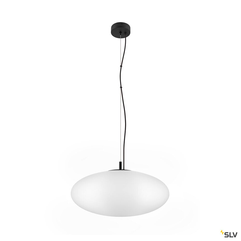 SLV OLYPSO 50, Pendant light, E27, Pendant length 400 cm, 1 x max. 40W, black 1010415
