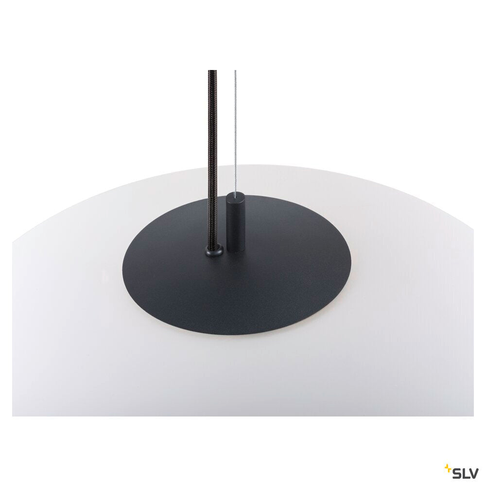 SLV OLYPSO 50, Pendant light, E27, Pendant length 400 cm, 1 x max. 40W, black 1010415