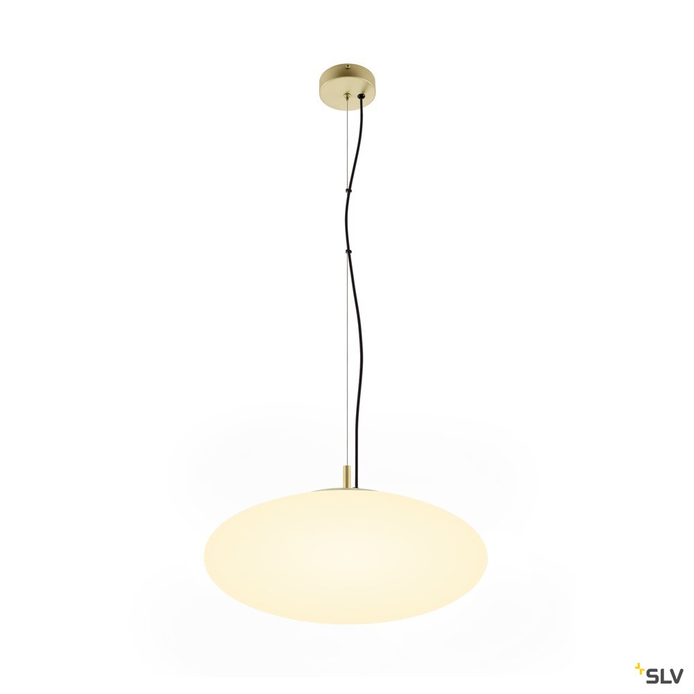 SLV OLYPSO 50, Pendant light, E27, Pendant length 400 cm, 1 x max. 40W, gold 1010416